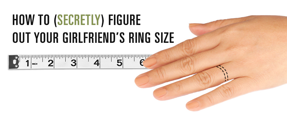 how to secretly determine ring size