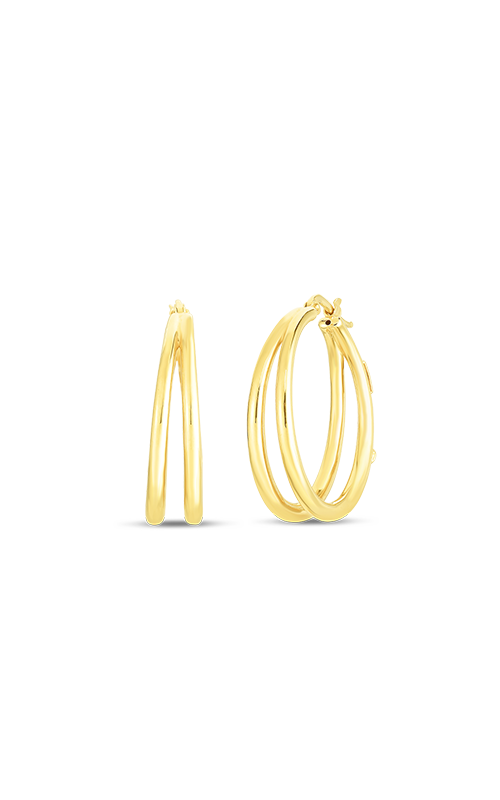 Roberto Coin Perfect Gold Hoops Earrings 6740626AYER0